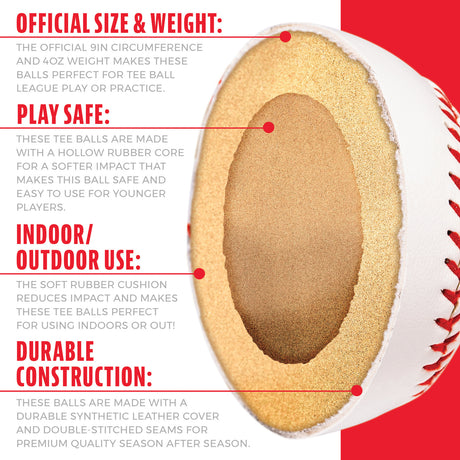 MLB Softstrike T-Ball Clam