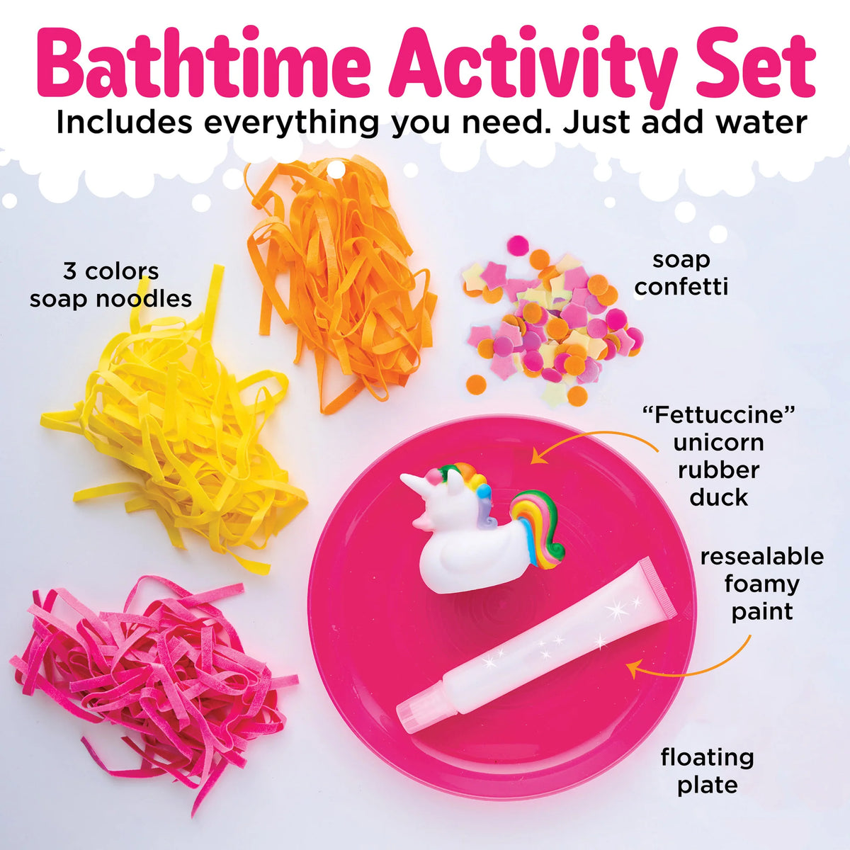 Unicorn Spaghetti Soap Noodles