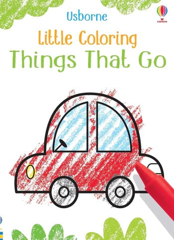 Little Coloring Book Things That Go