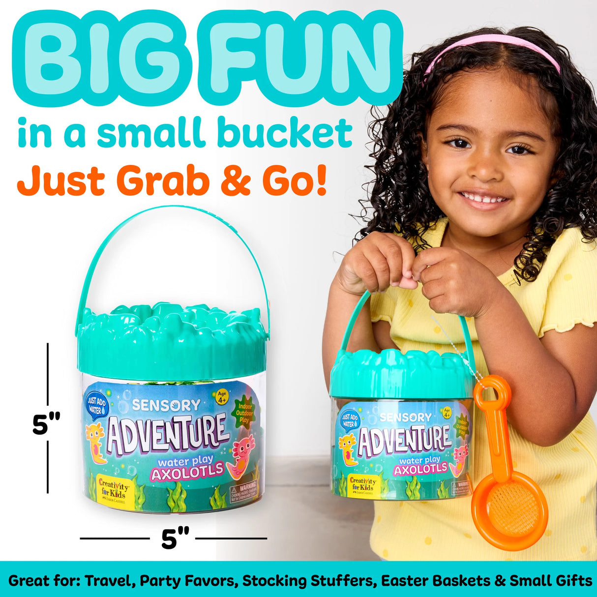 Sensory Adventure Water Play Axolotls