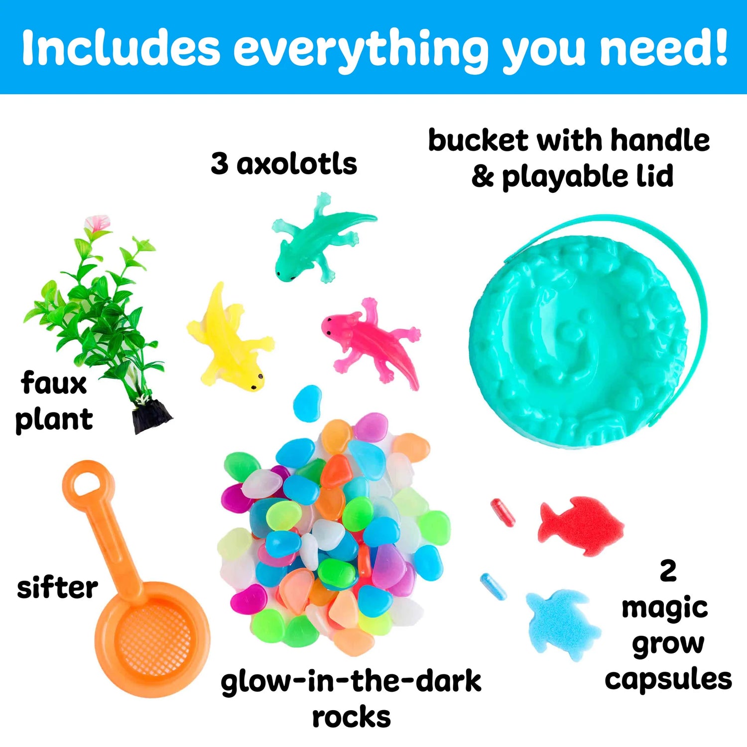 Sensory Adventure Water Play Axolotls