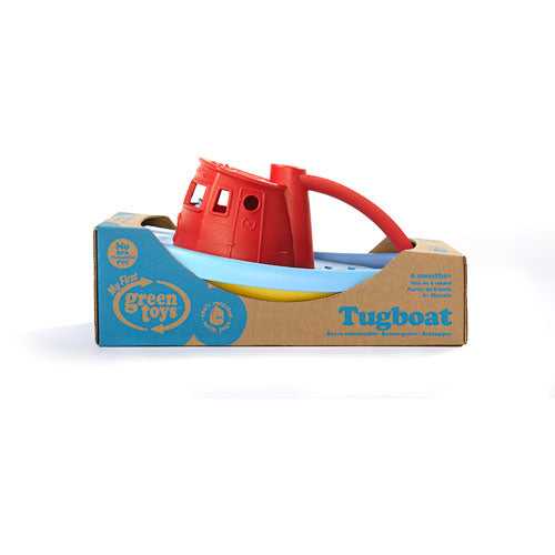 Green Toys Tug Boat Red