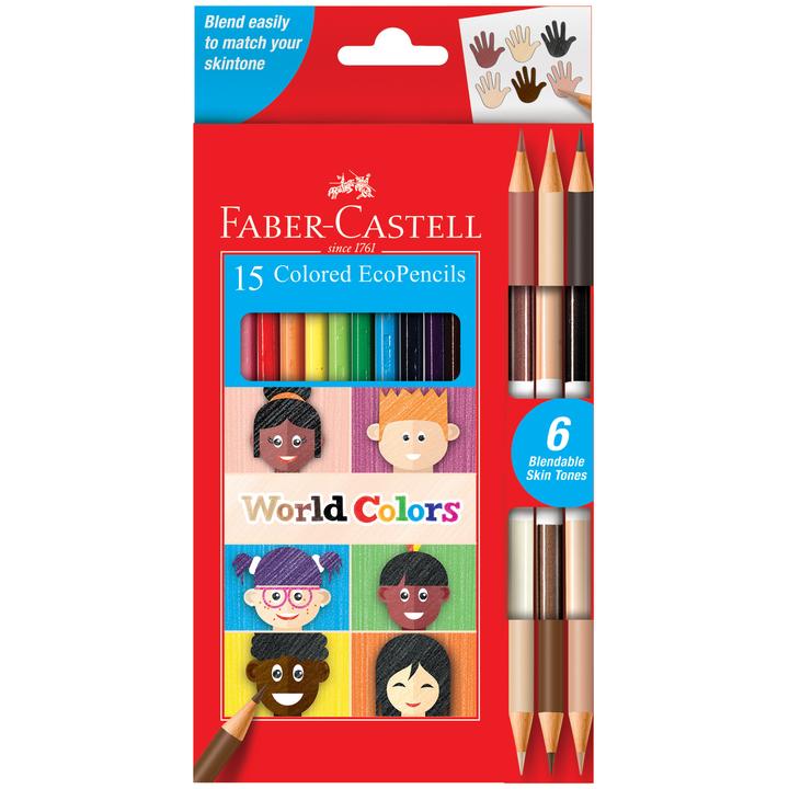World Colors 15 ct Colored EcoPencils