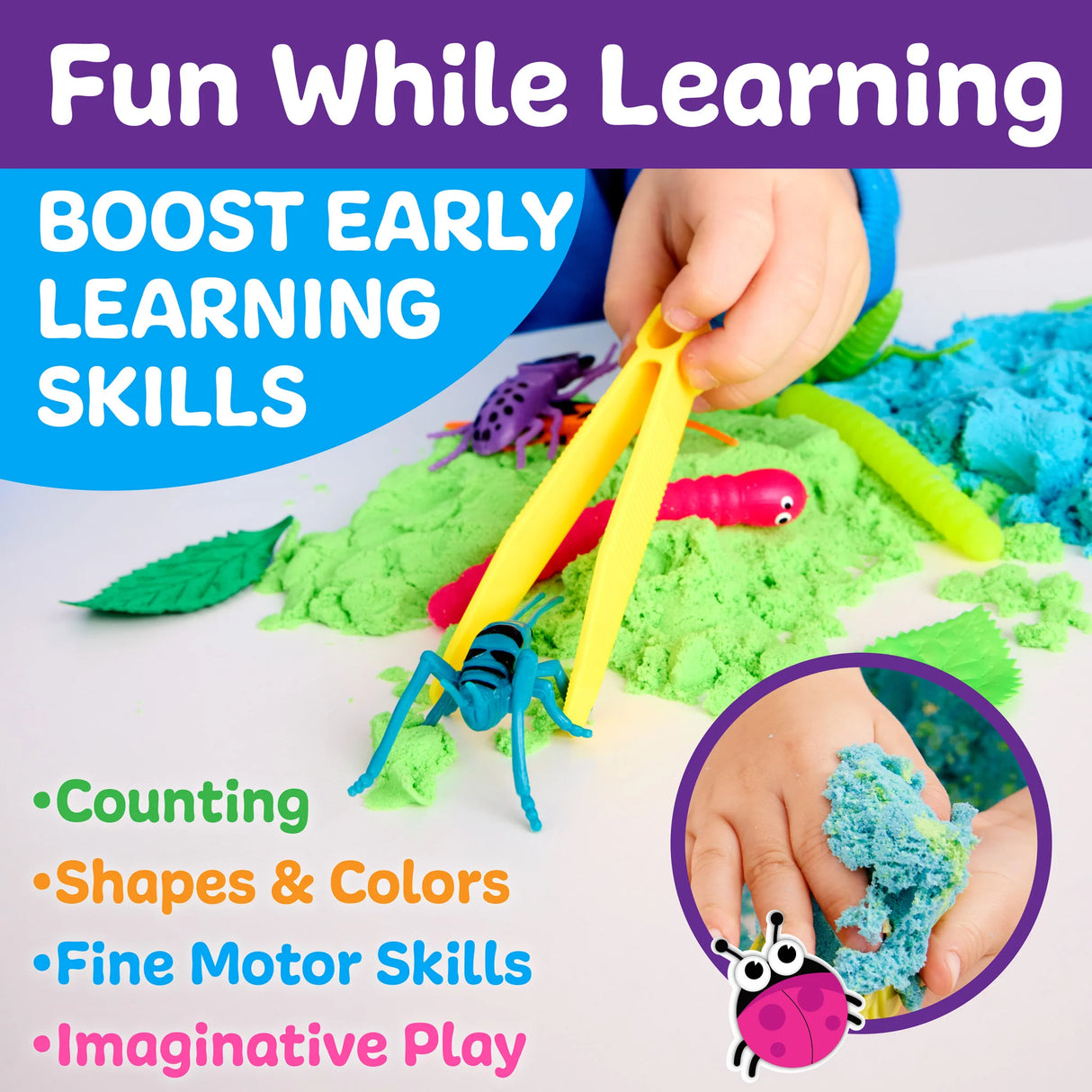 Neon Bugs Sensory Adventure Water Play