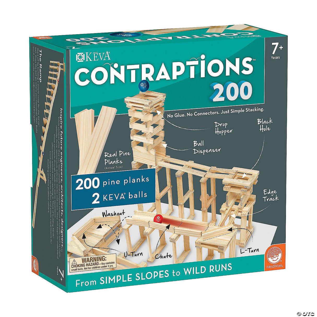 KEVA Contraptions 200 Plank set