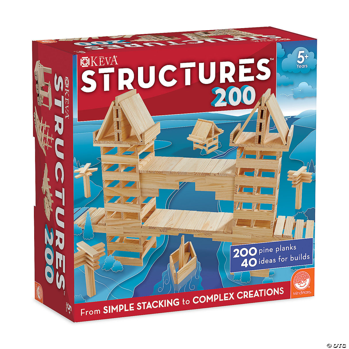 KEVA Structures 200 Plank Set