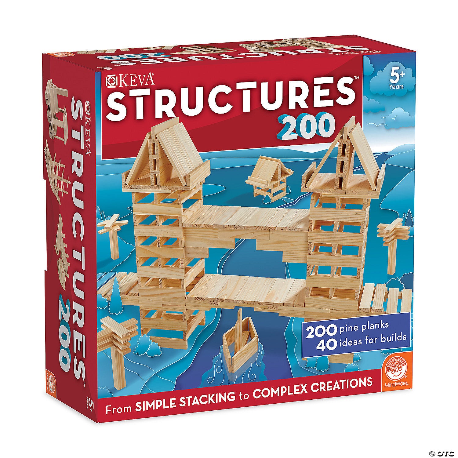 KEVA Structures 200 Plank Set