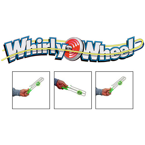 Rainbow Light Effect Whirly Wheel (assorted colors)