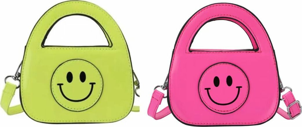 Mini Neon Smiley Purse