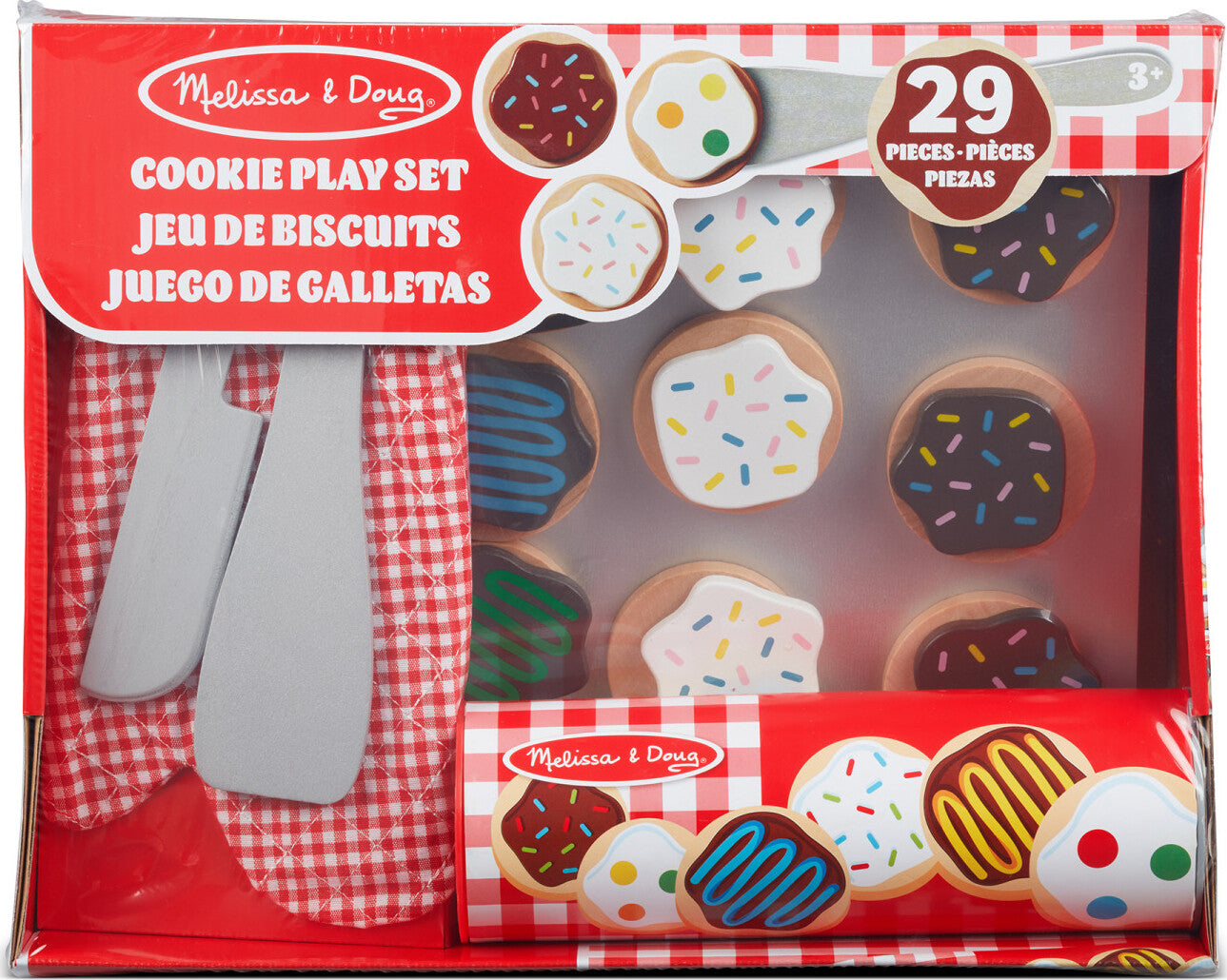 Wooden Slice and Bake Cookie Set