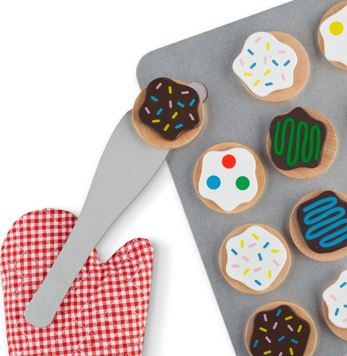Wooden Slice and Bake Cookie Set