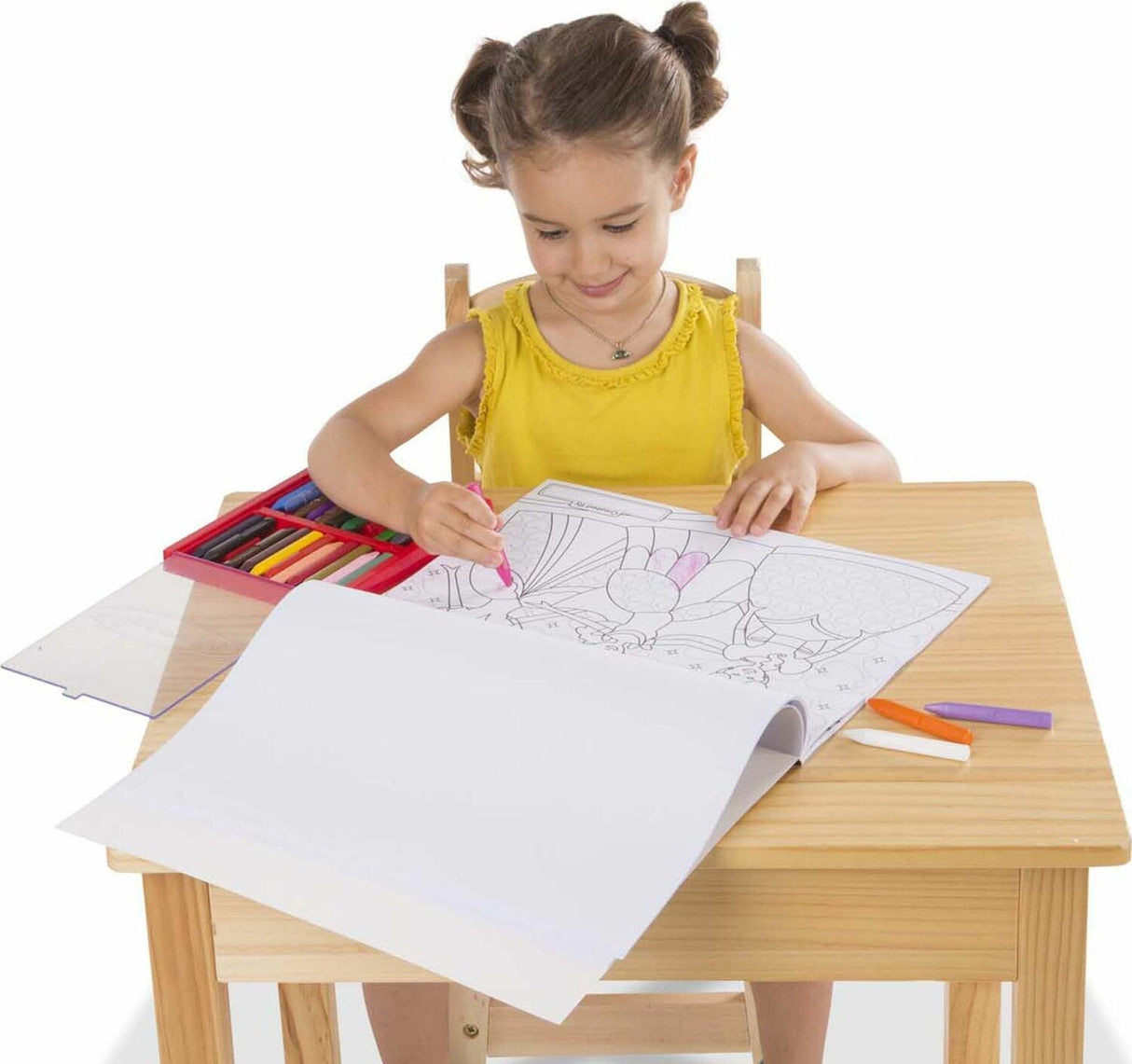 Jumbo Coloring Pad - Princess and Fairy