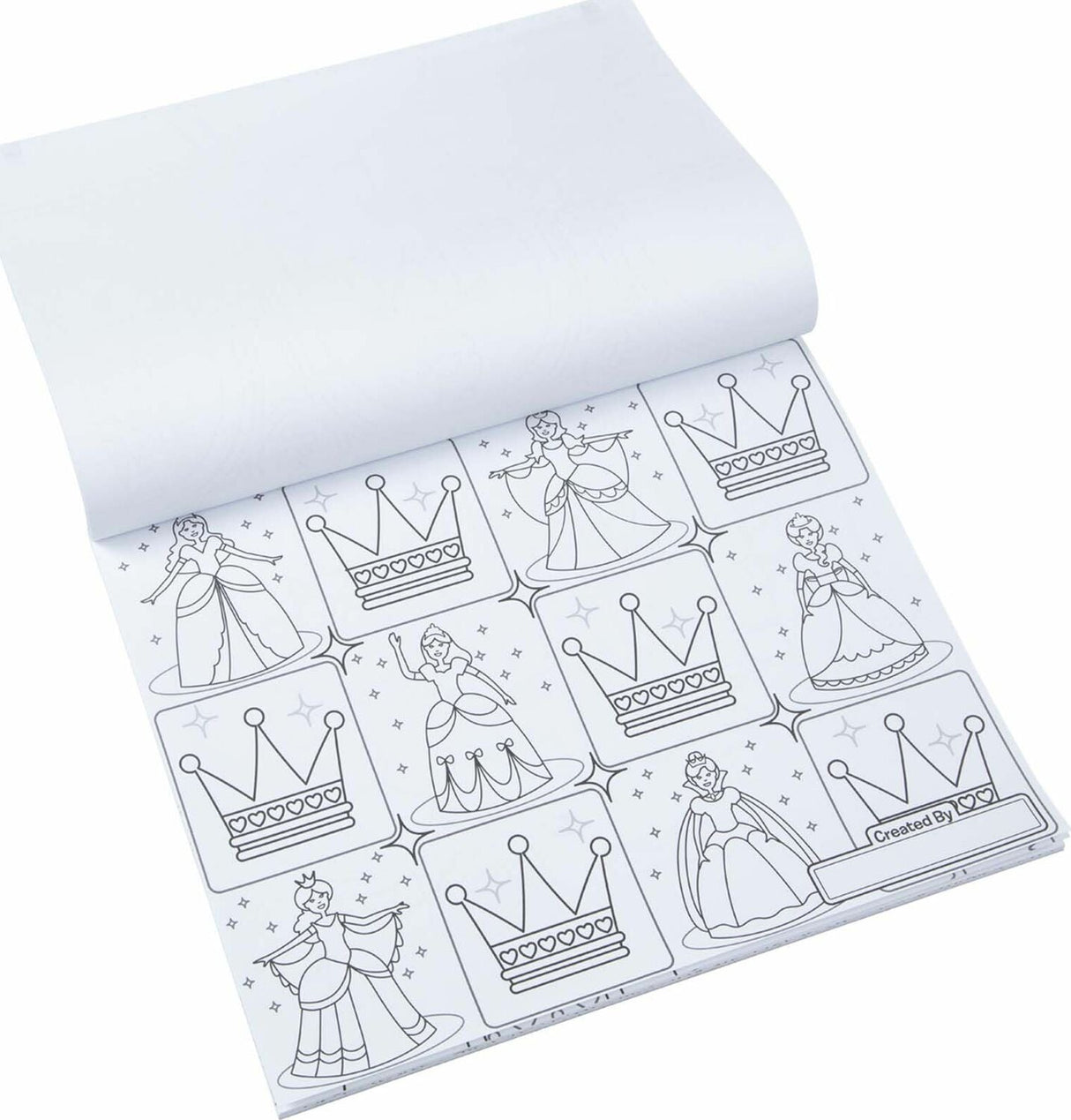 Jumbo Coloring Pad - Princess and Fairy