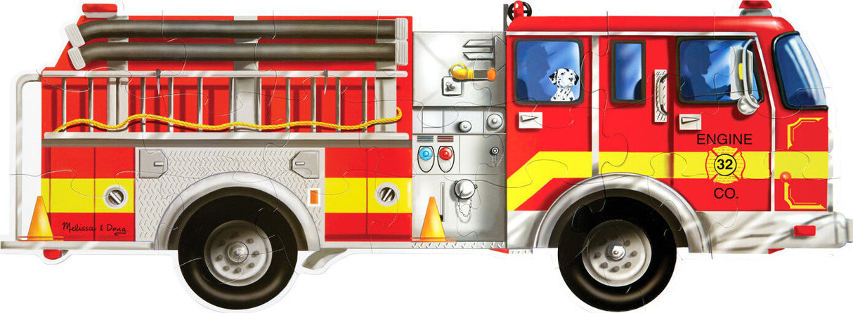 24 pc Giant Fire Truck Floor Puzzle