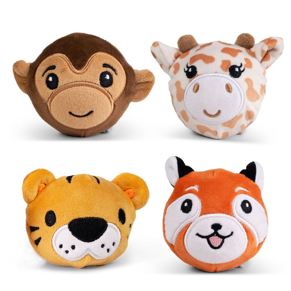 Safari Bouncy Plushies (Sold Individually)