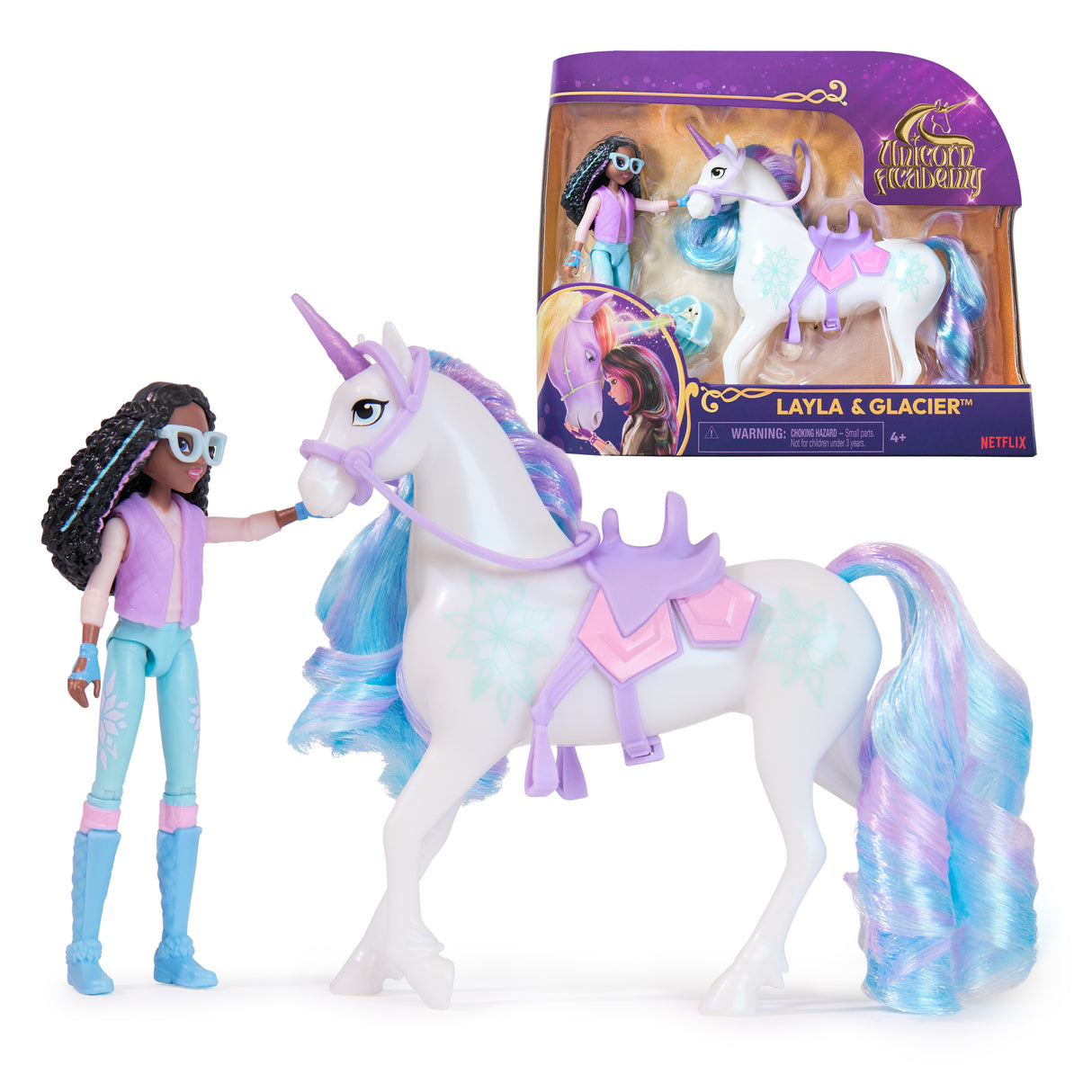 Unicorn Academy Layla And Glacier Unicorn Set