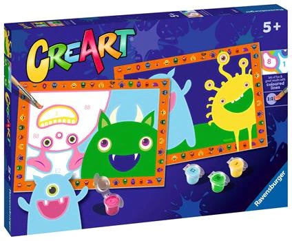 CreArt Painting by Number Silly Monsters