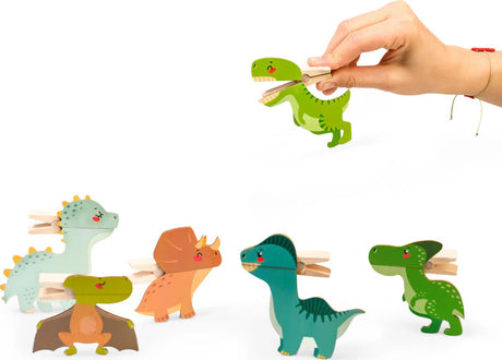 Clothespin Puppets Dinosaurs