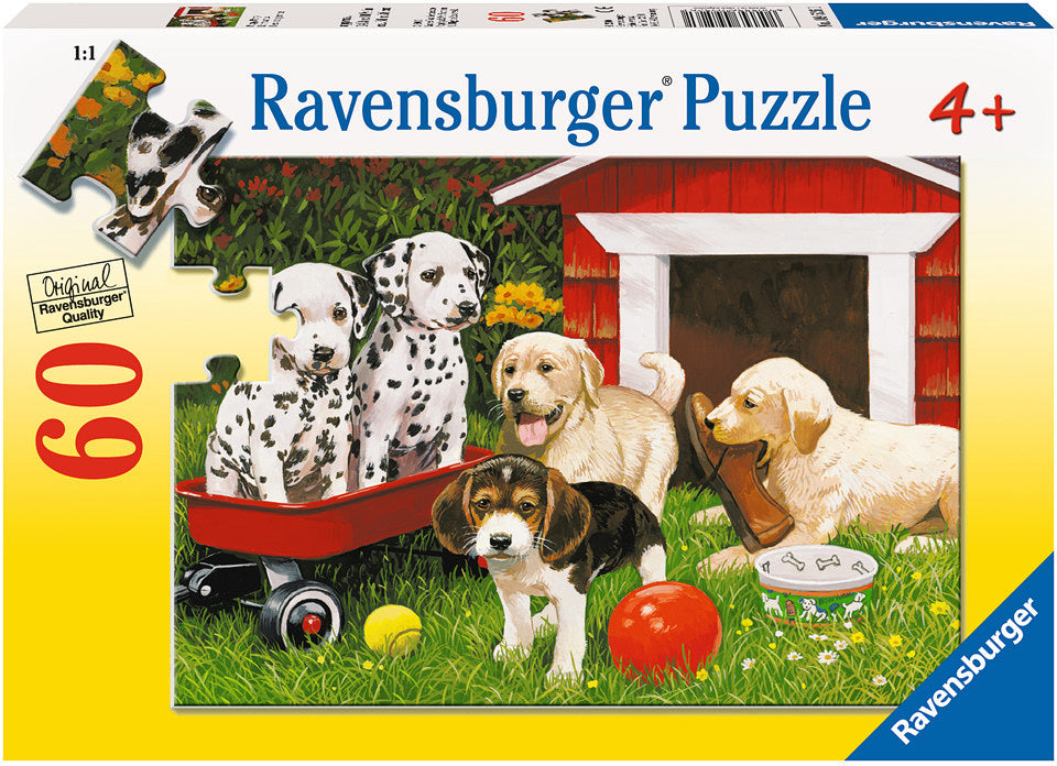60 pc Puppy Party Puzzle