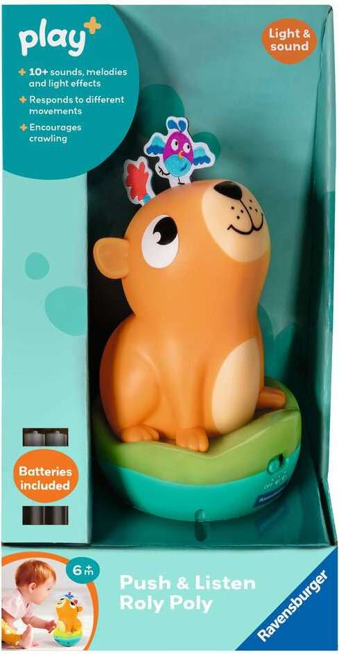 Play+ Capybara Push And Listen Roly Poly