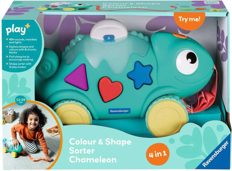 Play+ Chameleon Color And Shape Sorter
