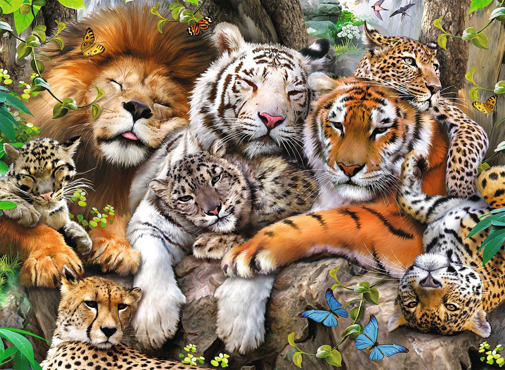 200 pc Big Cat Nap Puzzle