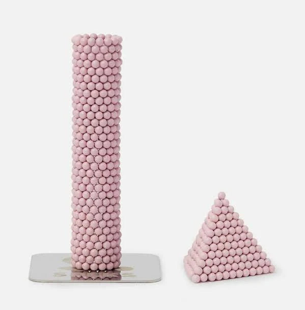 Matte Blush Pink Speks 432 Fidget Magnets