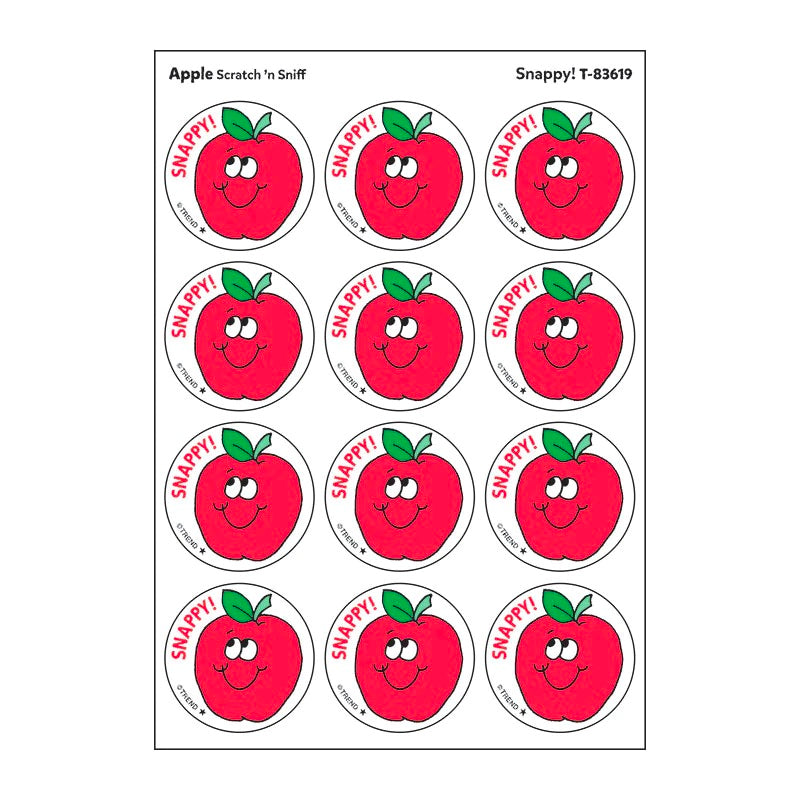 Scratch 'n Sniff Snappy Apple Stickers