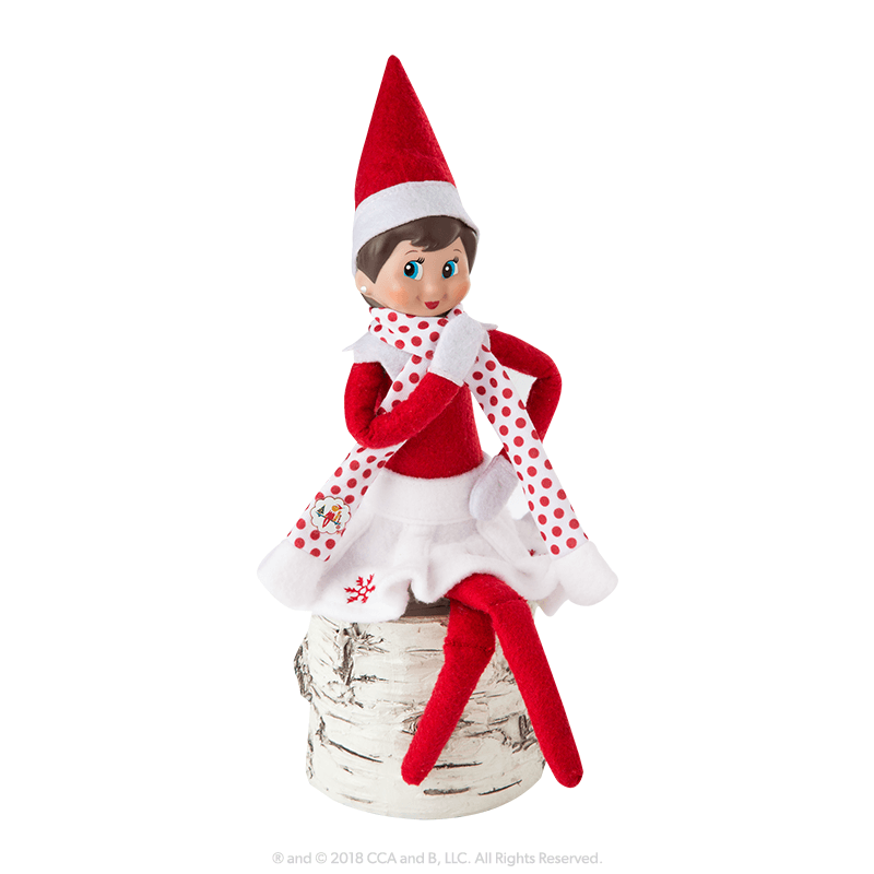 Elf on the Shelf Claus Couture Collection® Snowflake Skirt and Scarf