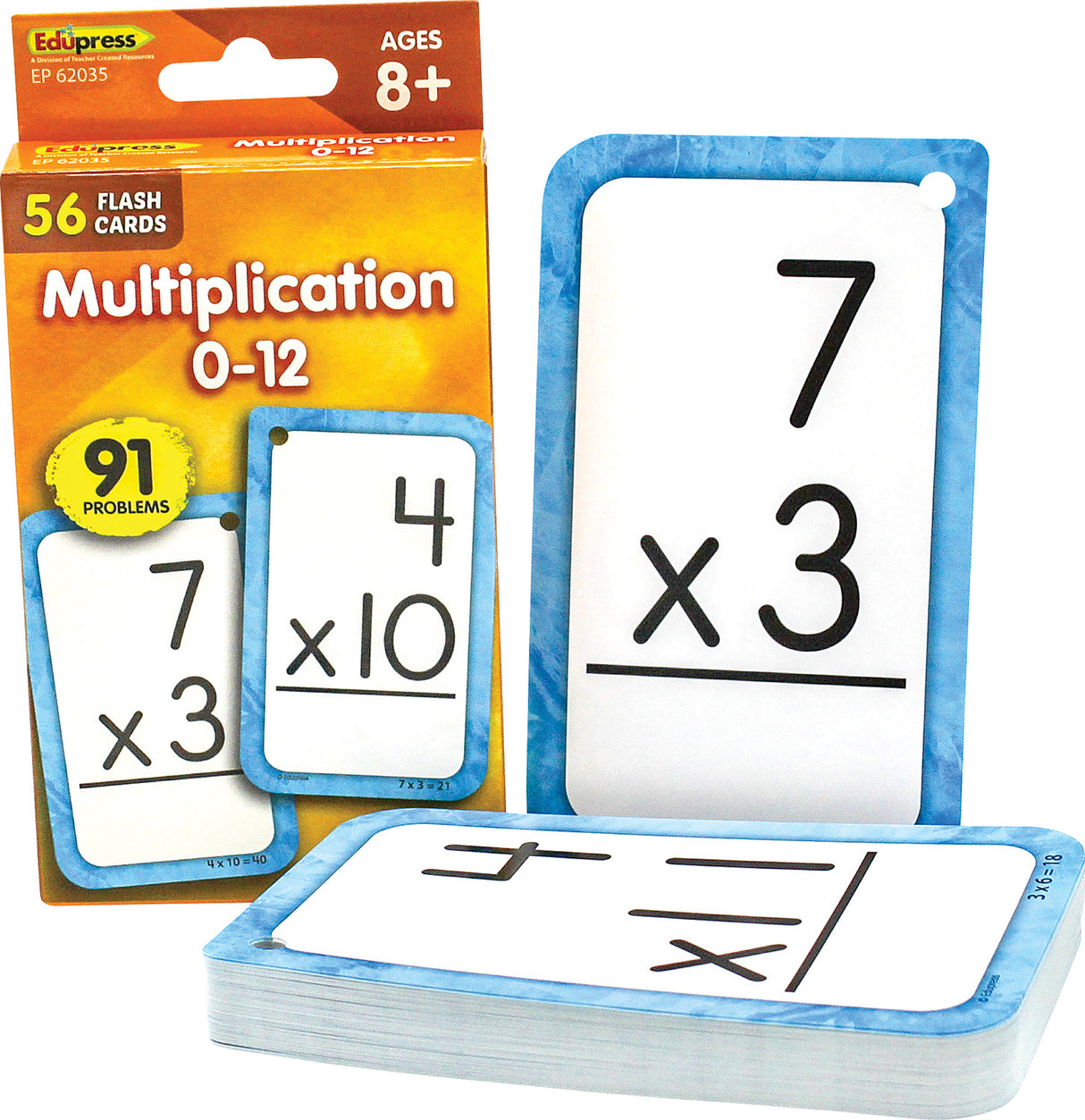Multiplication 0–12 Flash Cards