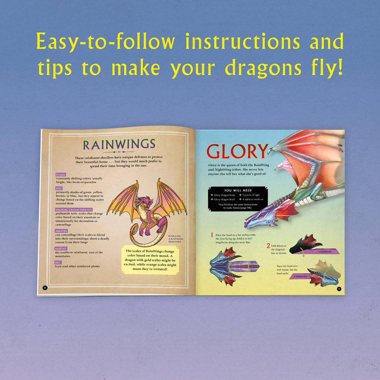 KLUTZ Wings of Fire Folded Flyers Book