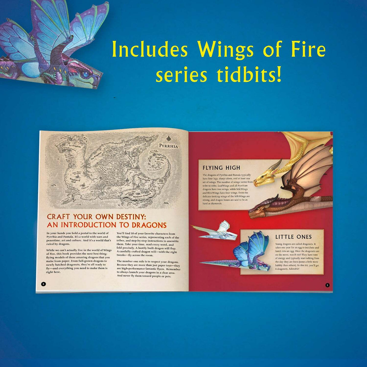 KLUTZ Wings of Fire Folded Flyers Book