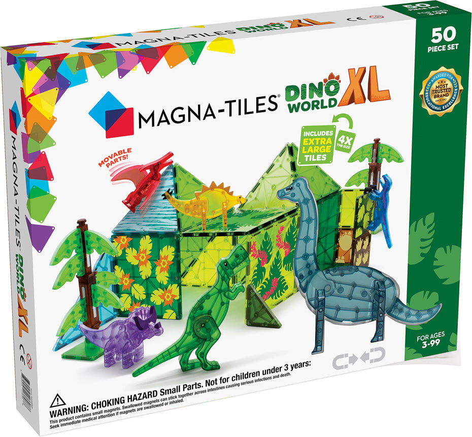 Magna-Tiles® Dino World XL 50 piece set