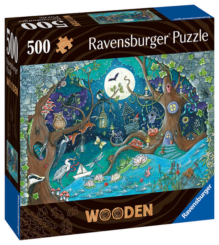500 pc Fantasy Forest Wooden Puzzle