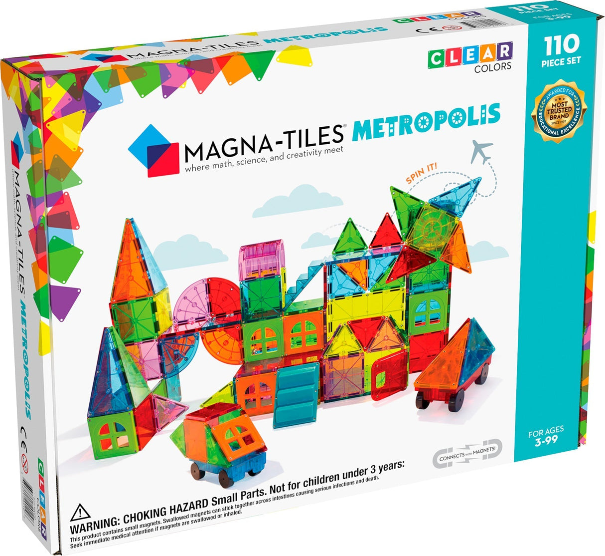 Magna-Tiles® Metropolis 110 piece set