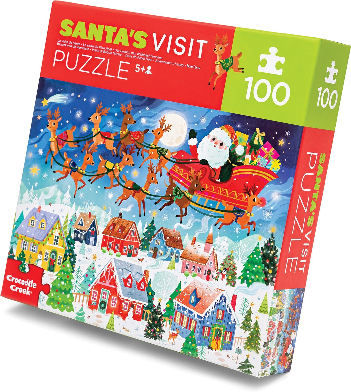 100 pc Santa's Visit Puzzle