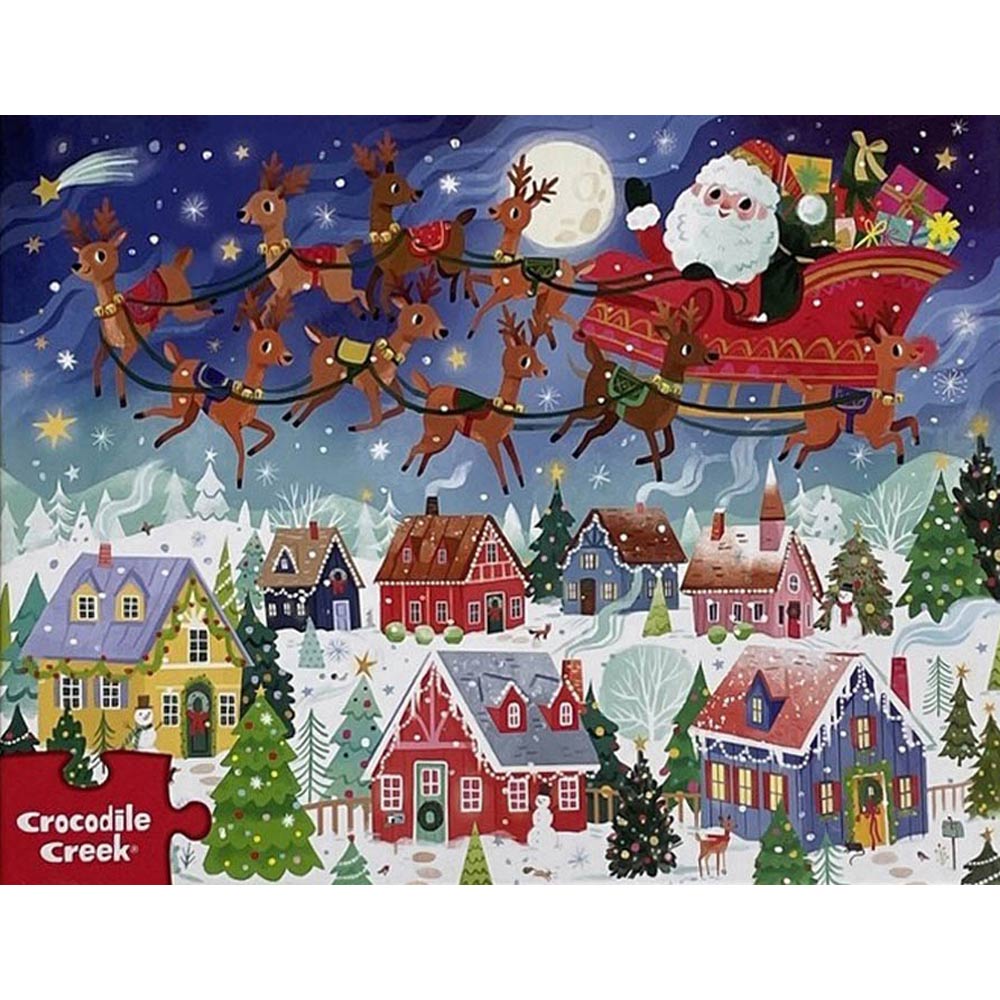 100 pc Santa's Visit Puzzle