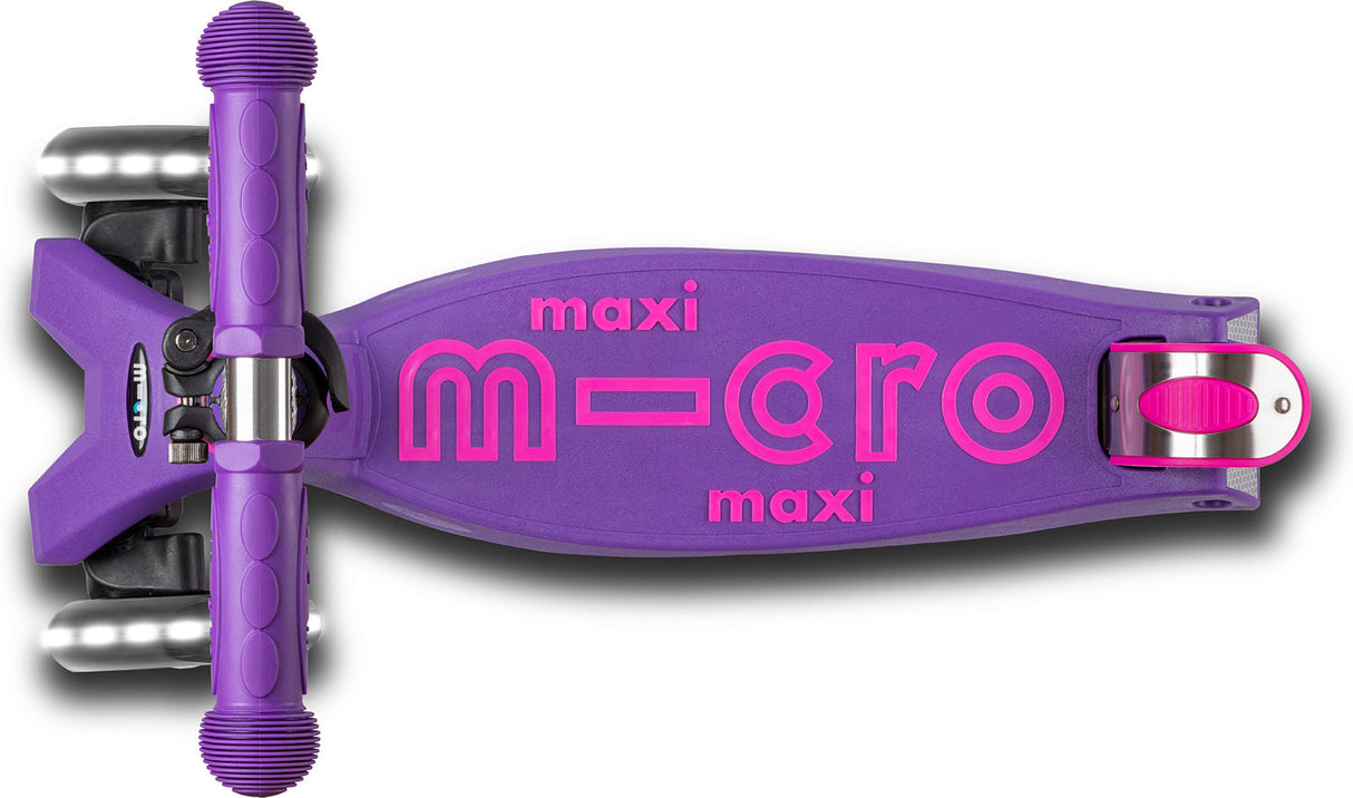 Maxi Deluxe LED Purple Scooter