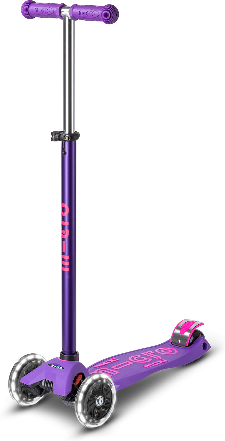 Maxi Deluxe LED Purple Scooter