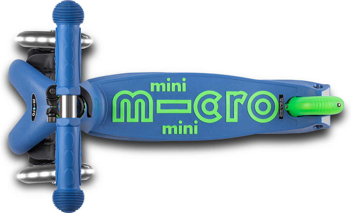 Mini Deluxe LED Crystal Blue Scooter