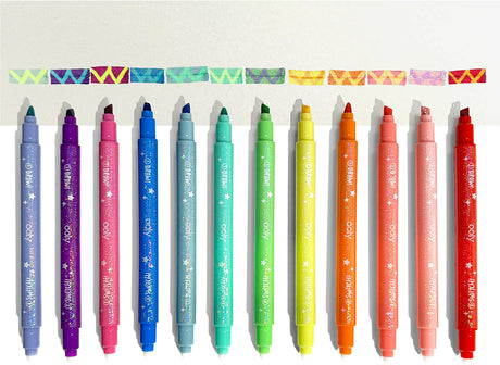 OOLY Switch-Eroo Sparkle Glittery Color Changing Markers