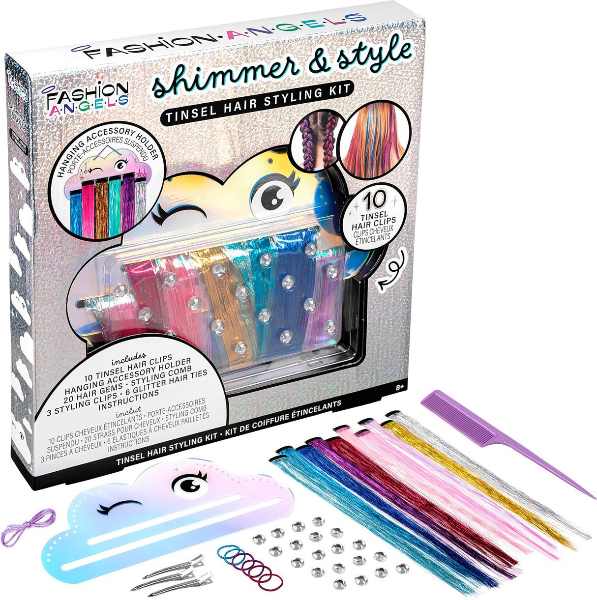Shimmer & Style Tinsel Hair Styling Kit