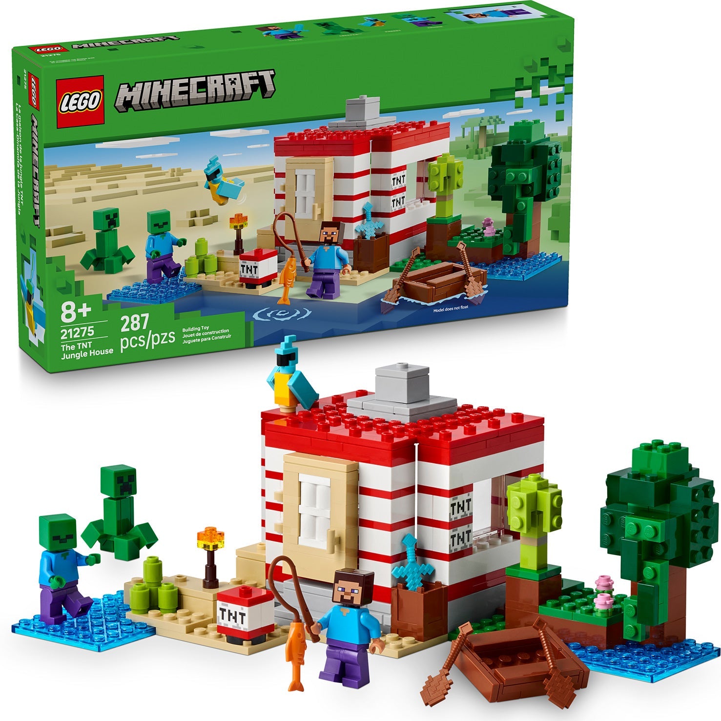 LEGO MINECRAFT The TNT Jungle House