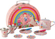 Rainbow Fairy 10 pc Tin Tea Set