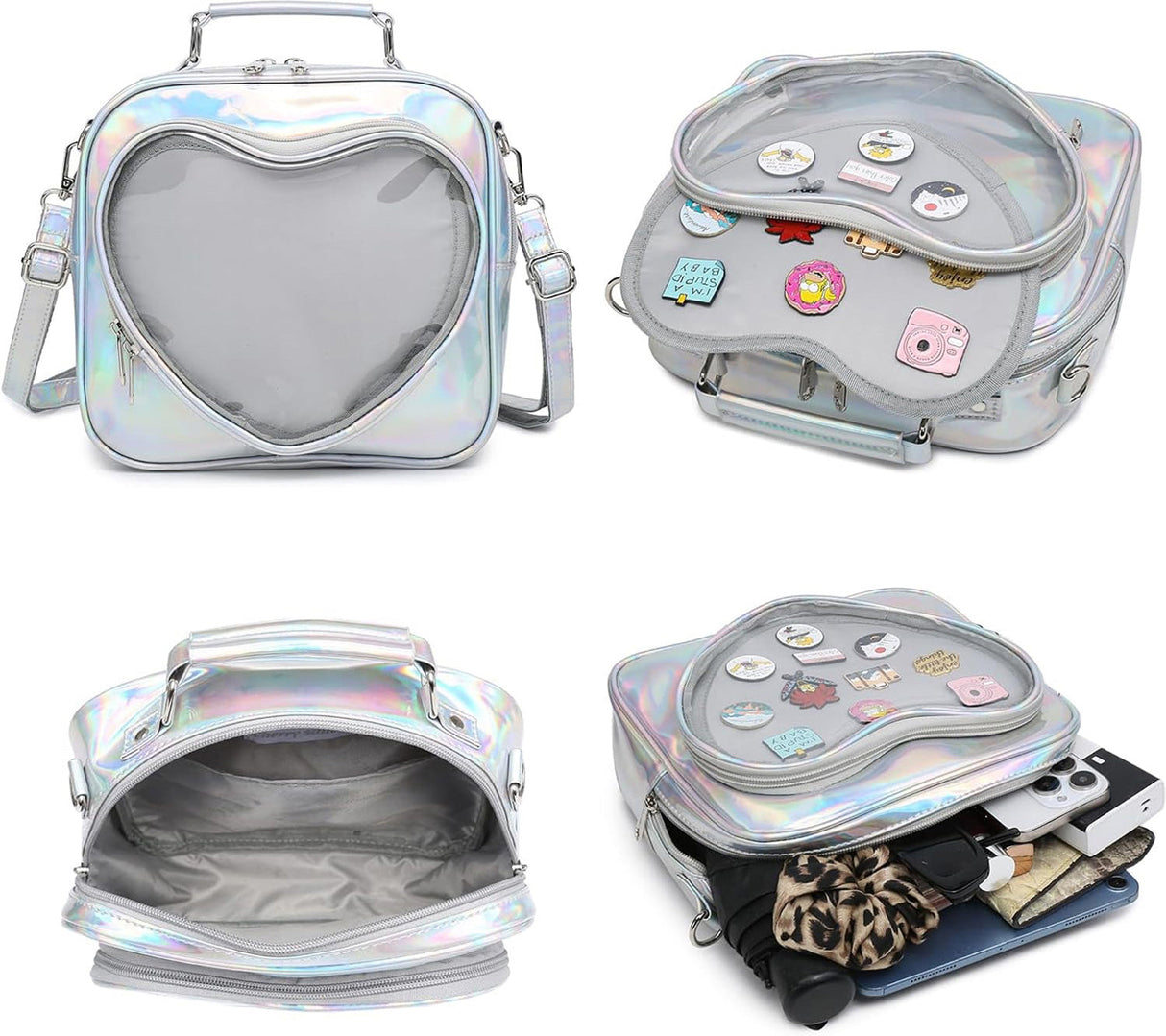 Clear Heart Laser Bag