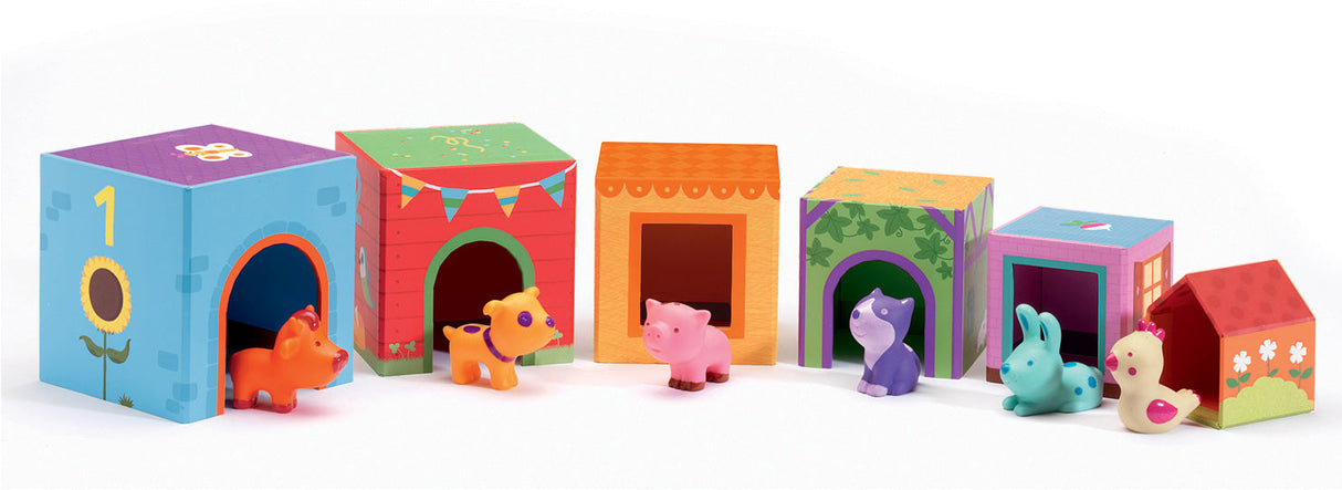 Topanifarm Block Tower W Animals