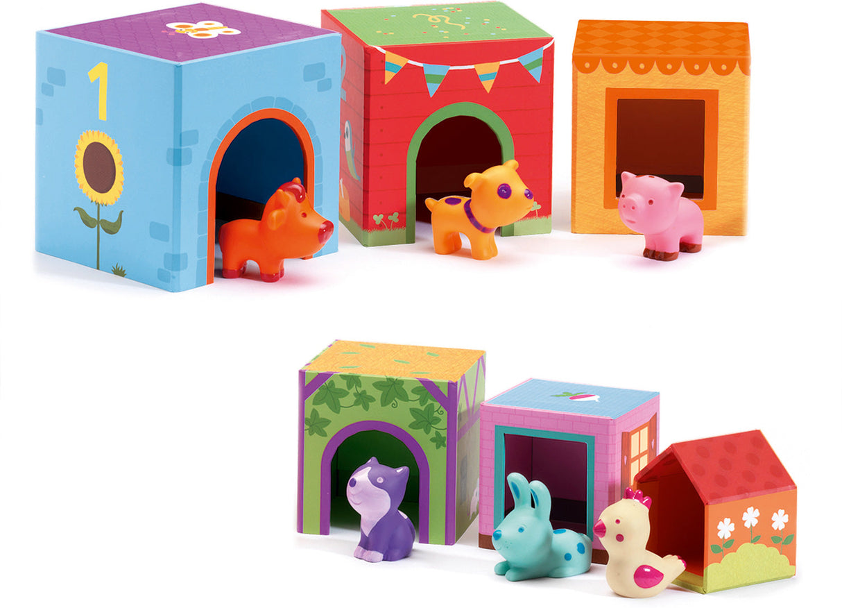 Topanifarm Block Tower W Animals