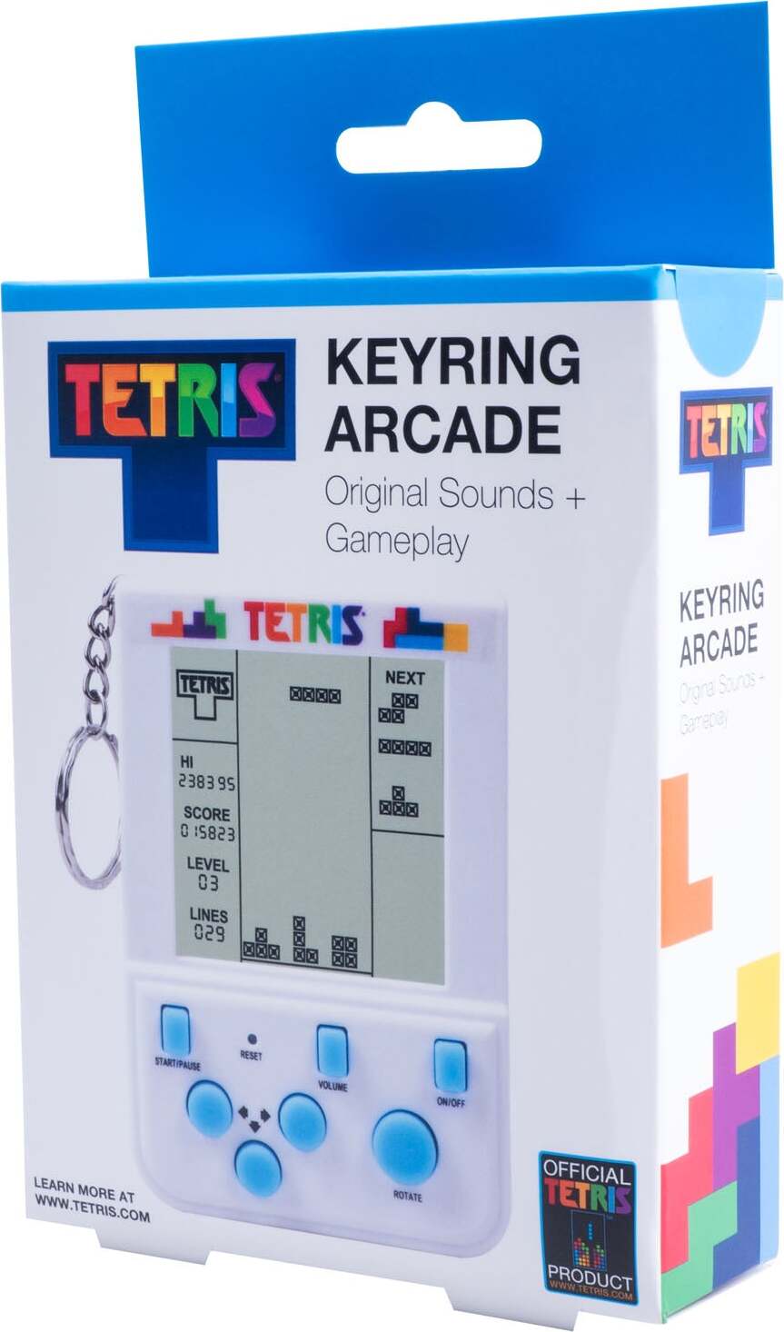 Tetris Keyring Arcade Game