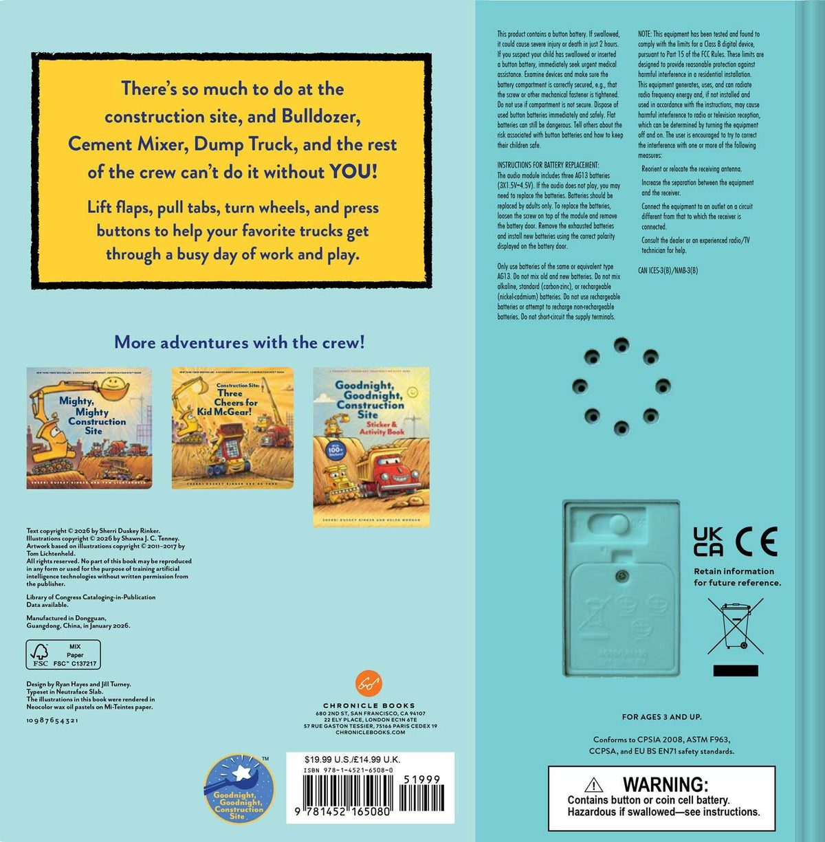 Construction Site: The Crew Needs You! An Interactive Sound Book