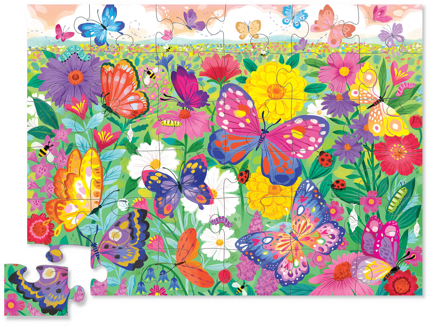 36 pc Butterfly Garden Floor Puzzle